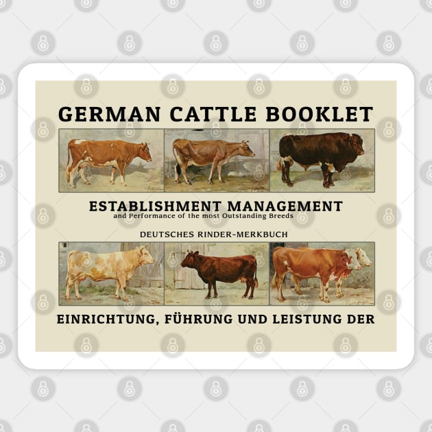 Vintage German Cow Magnet by KewaleeTee